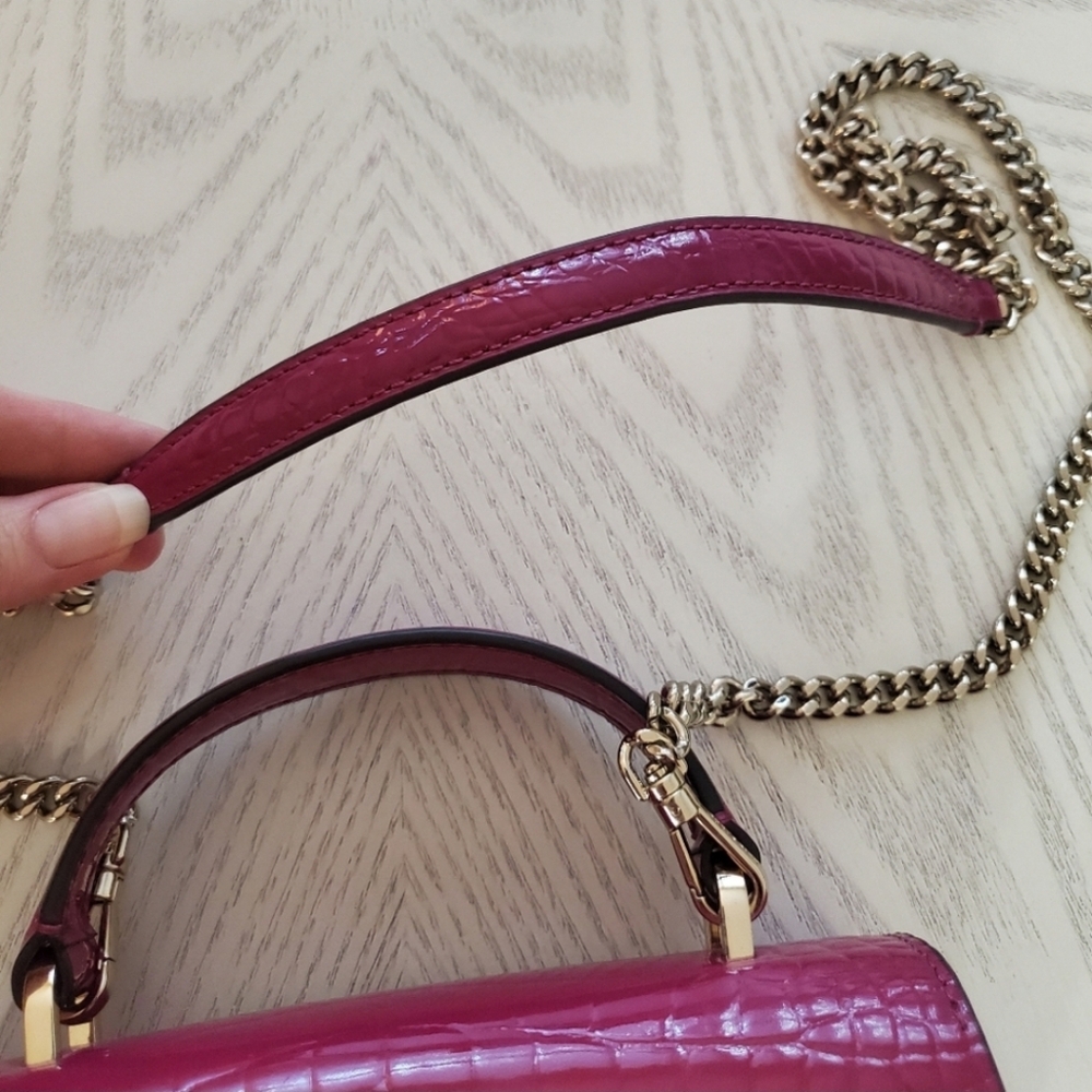 Kate Spade Rare New York Romy CrocEmbossed Mini Top handle Satche NWOT - Picture 13 of 13